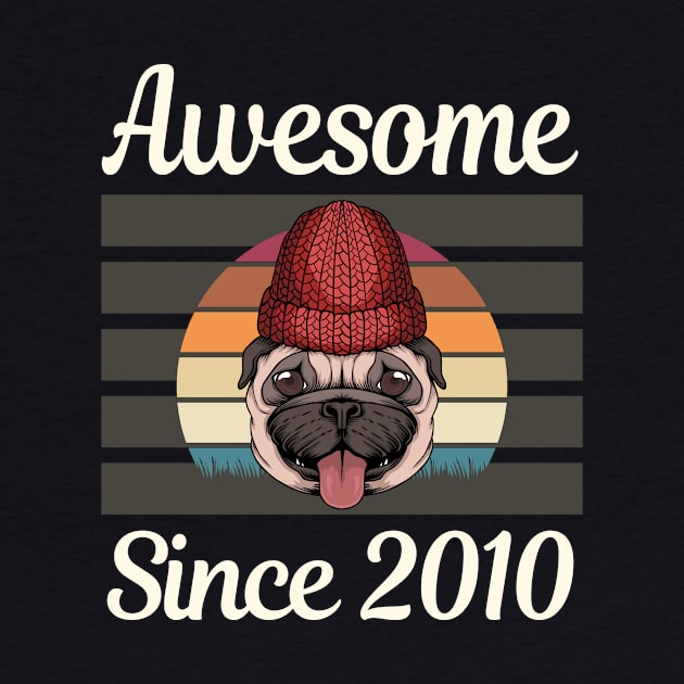 Retro Pug 2010 by relativeshrimp